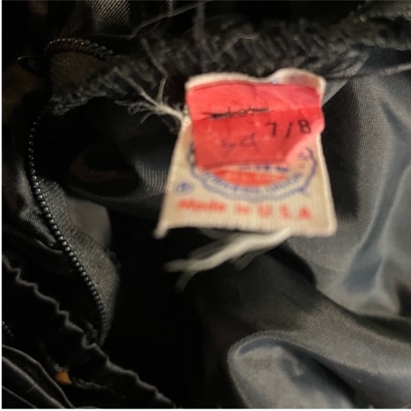 Vintage 70s 80s Trumpet Dress Women’s M V-Neck Ruched Midi Fitted - Picture 12 of 13